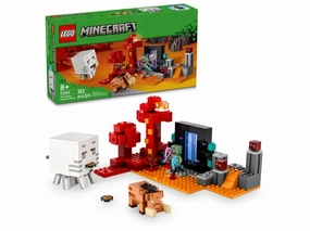 LEGO Minecraft The Nether Portal Ambush 21255 Building Set