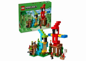 LEGO Minecraft The Parrot Houses Interactive Building Set 21282 - 535 Pieces