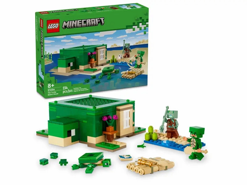 LEGO Minecraft The Turtle Beach House 234-Piece Model 21254