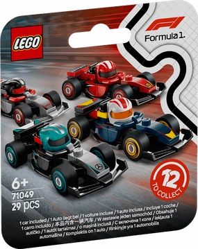 Lego Minifigures 71049 F1 Collectible Race Car Toy for Ages 6 and Up