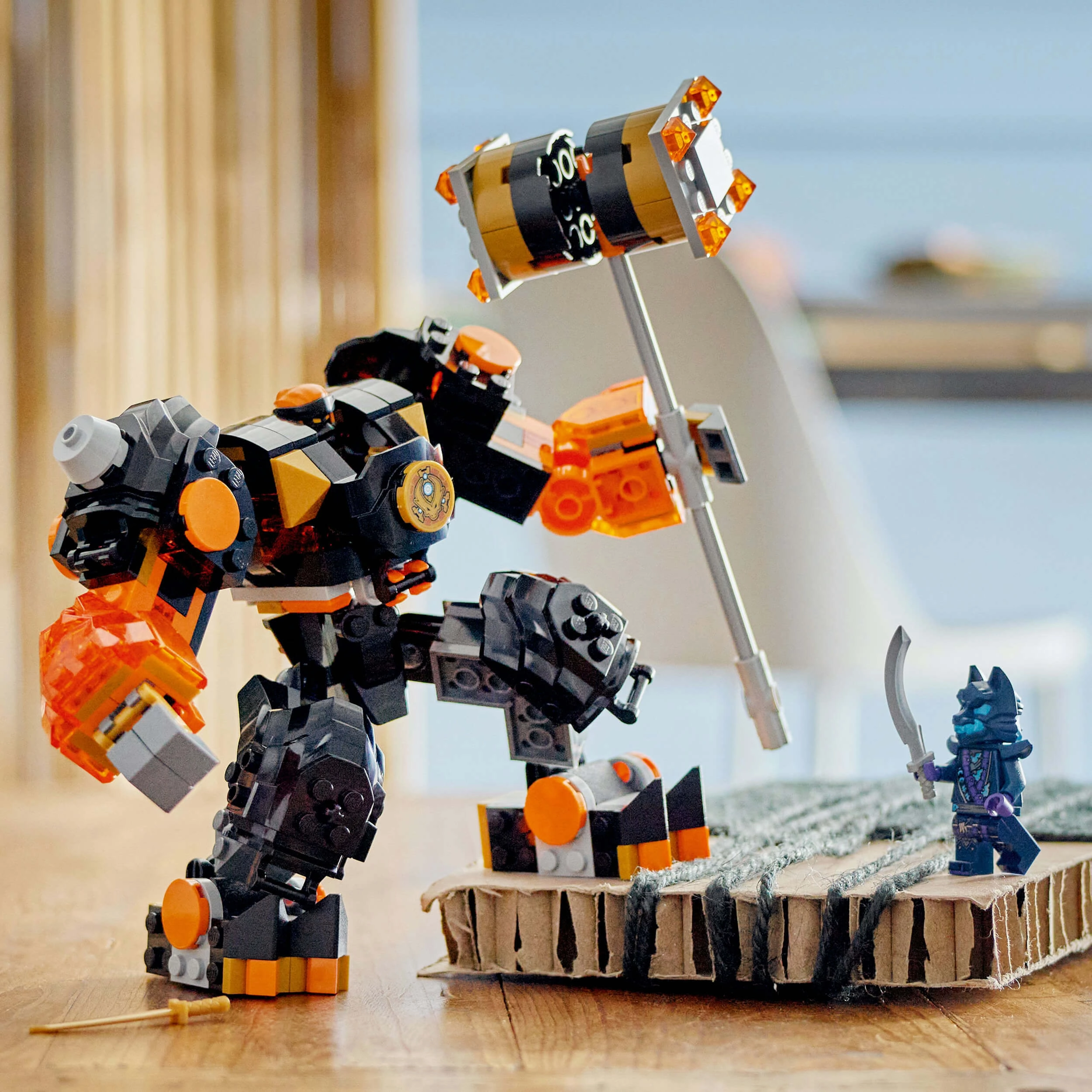 Lego Ninjago 71806 Cole's Elemental Earth Mech Playset for Ages 7 & Up