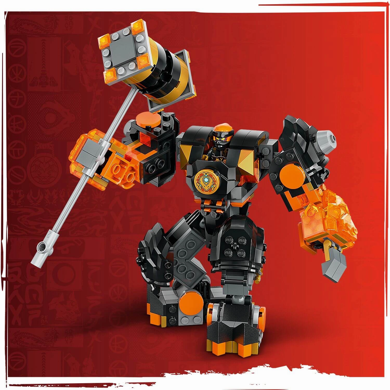 Lego Ninjago 71806 Cole's Elemental Earth Mech Playset for Ages 7 & Up