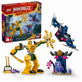 LEGO NINJAGO Arins Battle Mech Ninja Toy Set 71804 - 104 Pieces