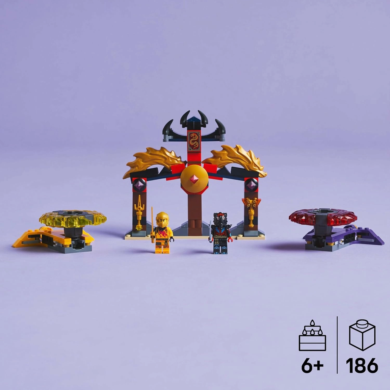 LEGO NINJAGO Dragon Spinjitzu Battle Pack Building Kit For Ages 6 
