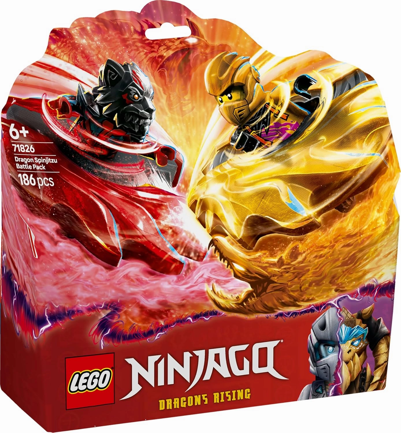 LEGO NINJAGO Dragon Spinjitzu Battle Pack Building Kit For Ages 6 