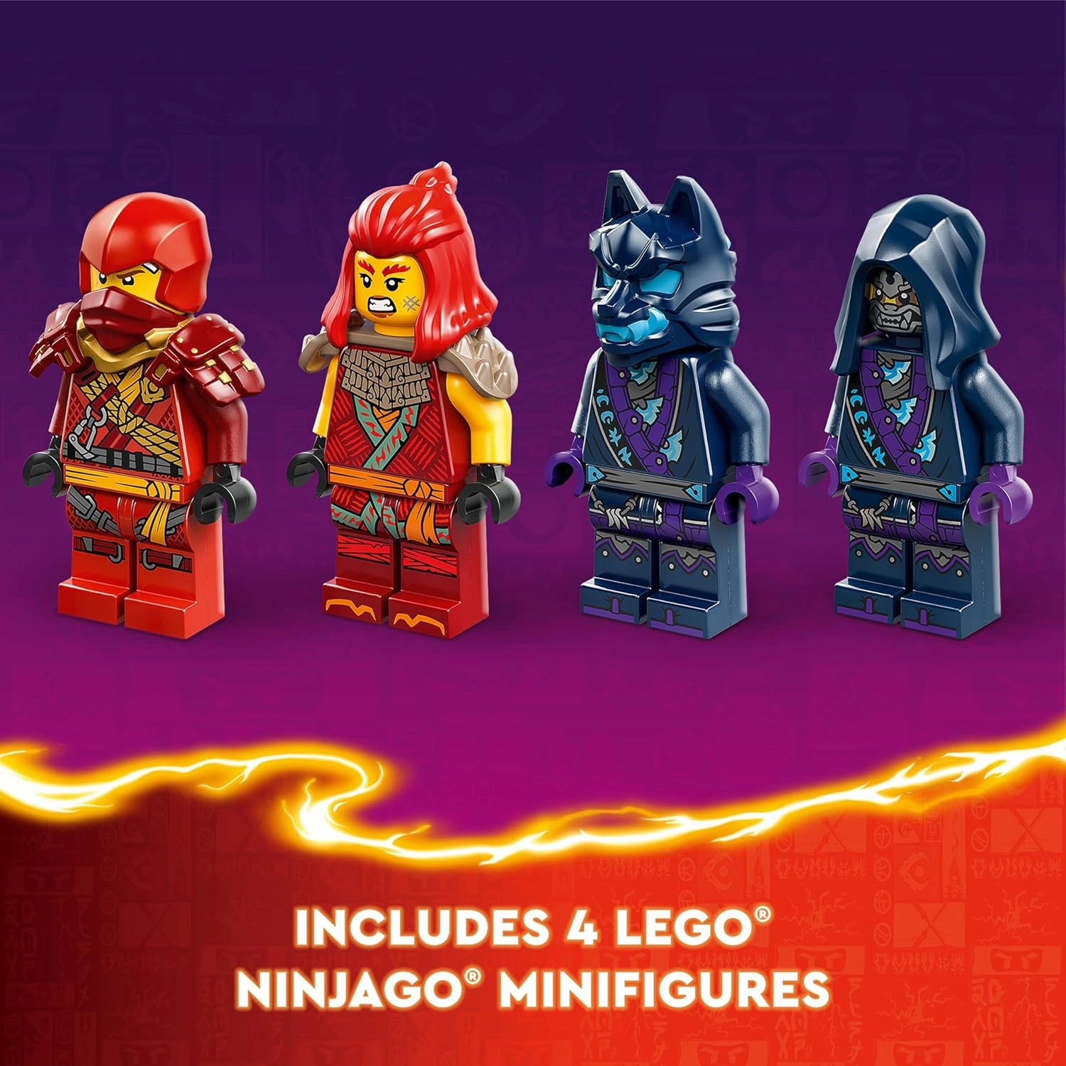 LEGO NINJAGO Kais Source Dragon Battle Toy Adventure Building Kit For Ages 4 