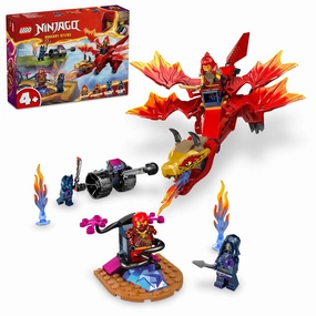 LEGO NINJAGO Kais Source Dragon Battle Toy Adventure Building Kit For Ages 4 