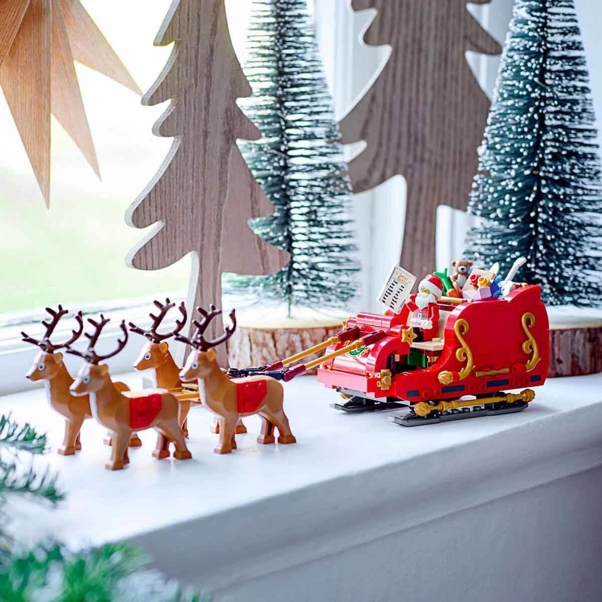 LEGO Santas Sleigh Toy Building Kit For Ages 9 