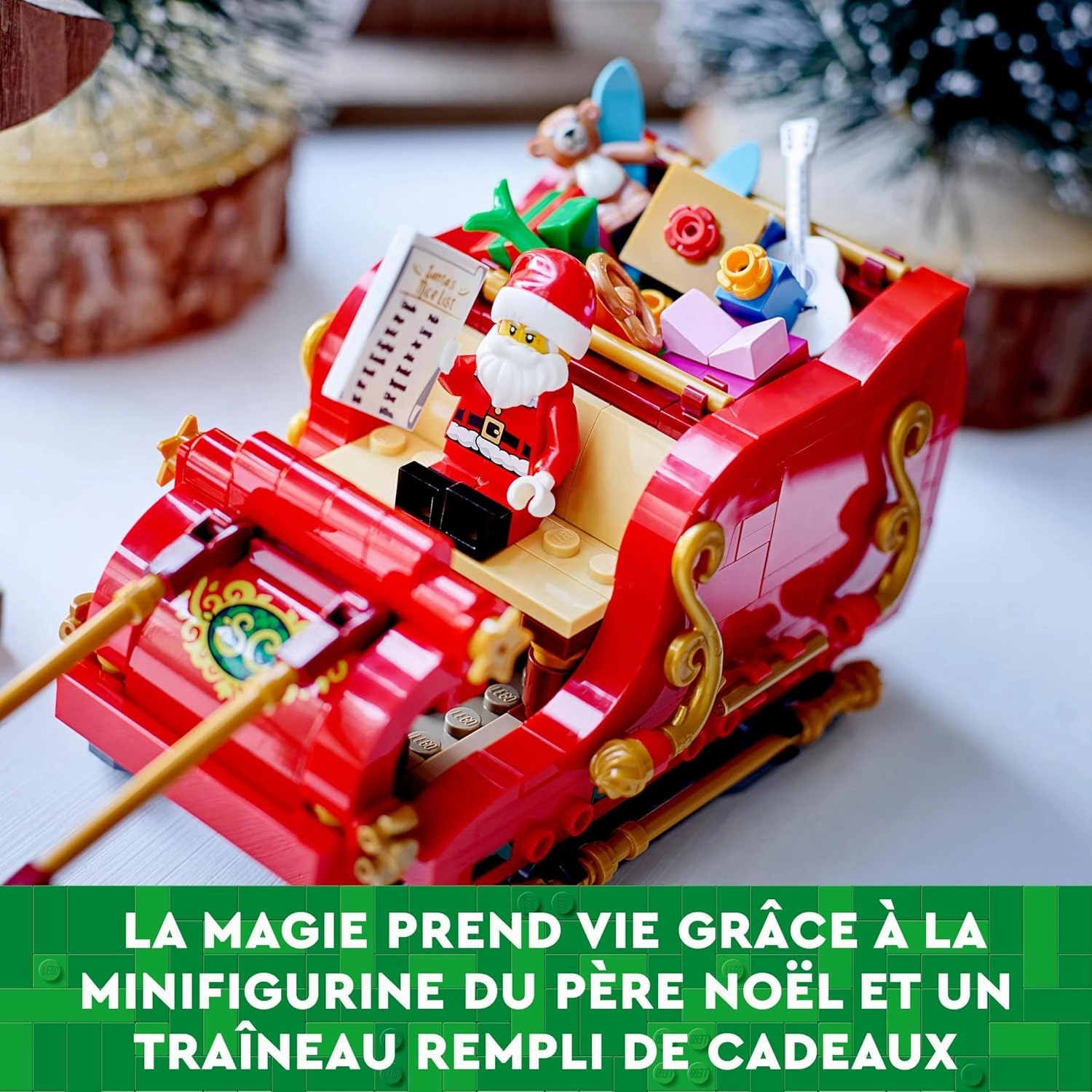 LEGO Santas Sleigh Toy Building Kit For Ages 9 
