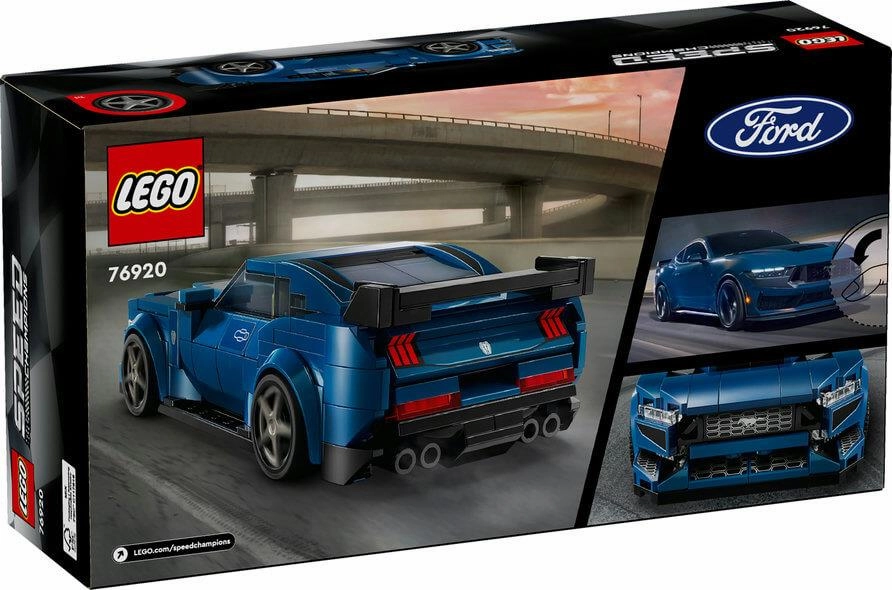 Lego Speed Champions 76920 Ford Mustang Dark Horse Sports Car Ages 9 