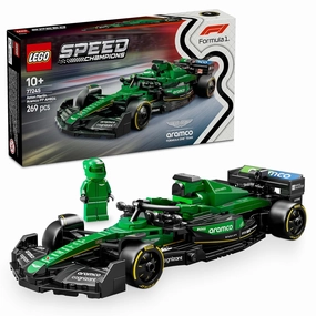 LEGO Speed Champions Aston Martin Aramco F1 AMR24 Race Car Building Kit For Ages 10 