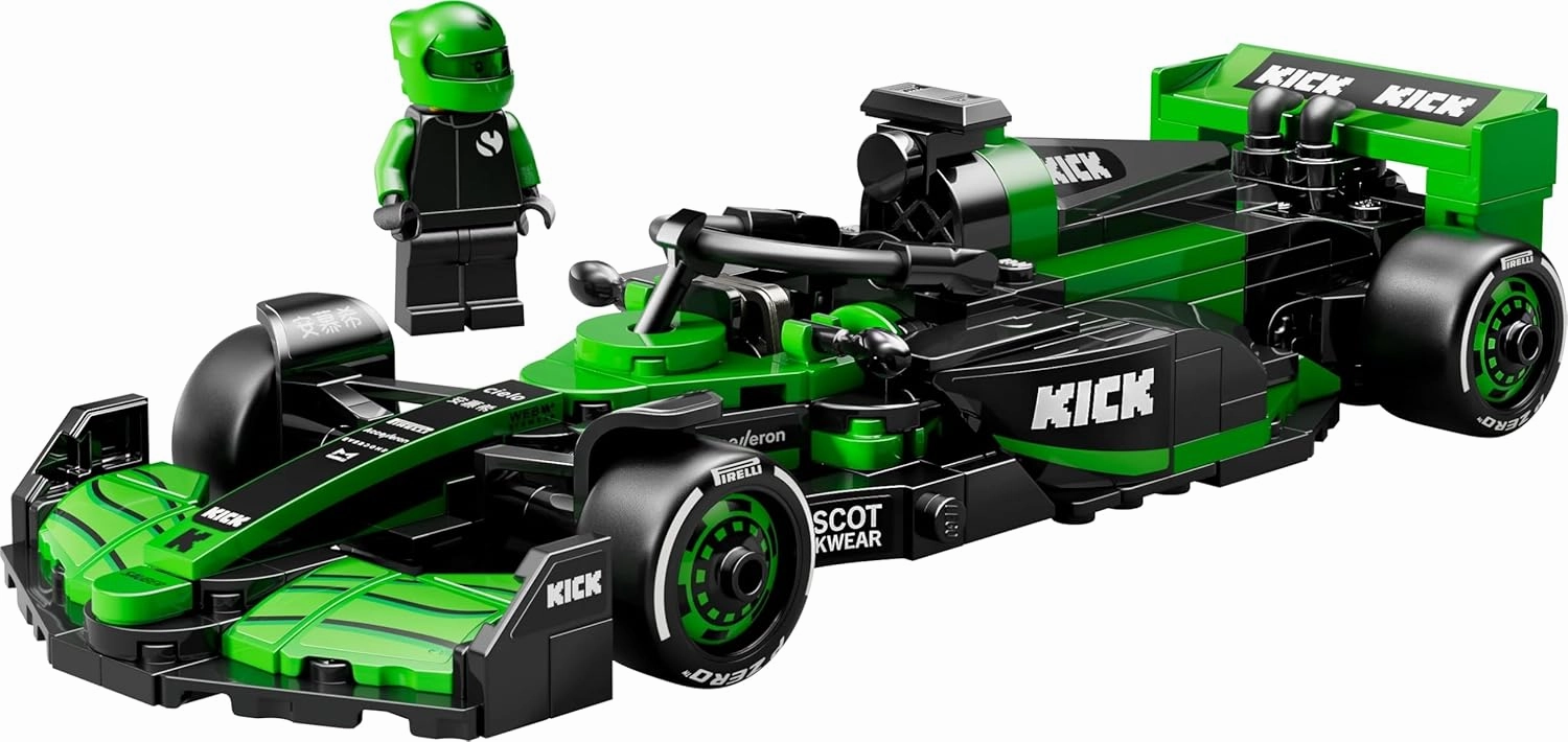LEGO Speed Champions Kick Sauber F1 Team C44 Race Car Building Kit For Ages 10 