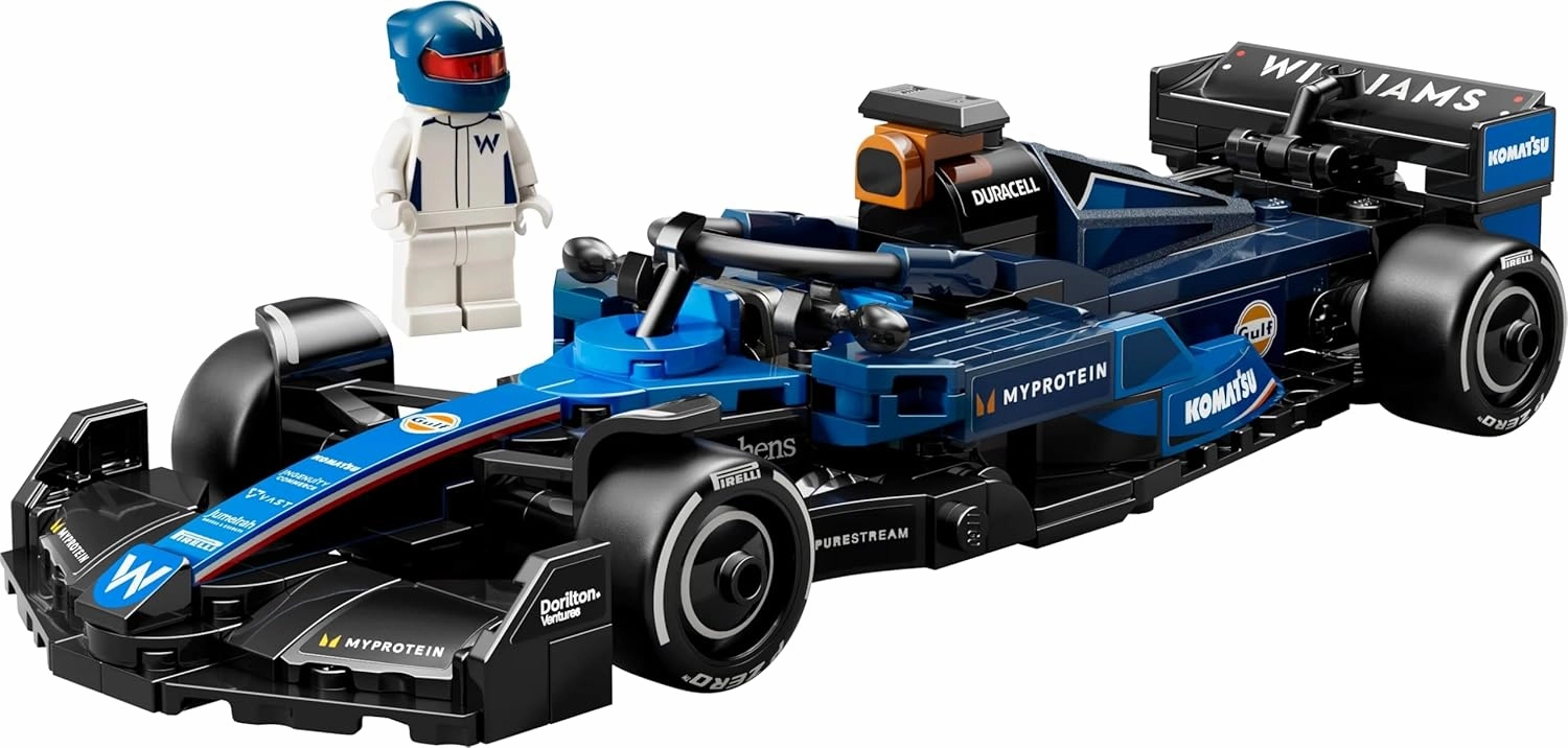 LEGO Speed Champions Williams Racing FW46 F1 Race Car Building Kit For Ages 10 