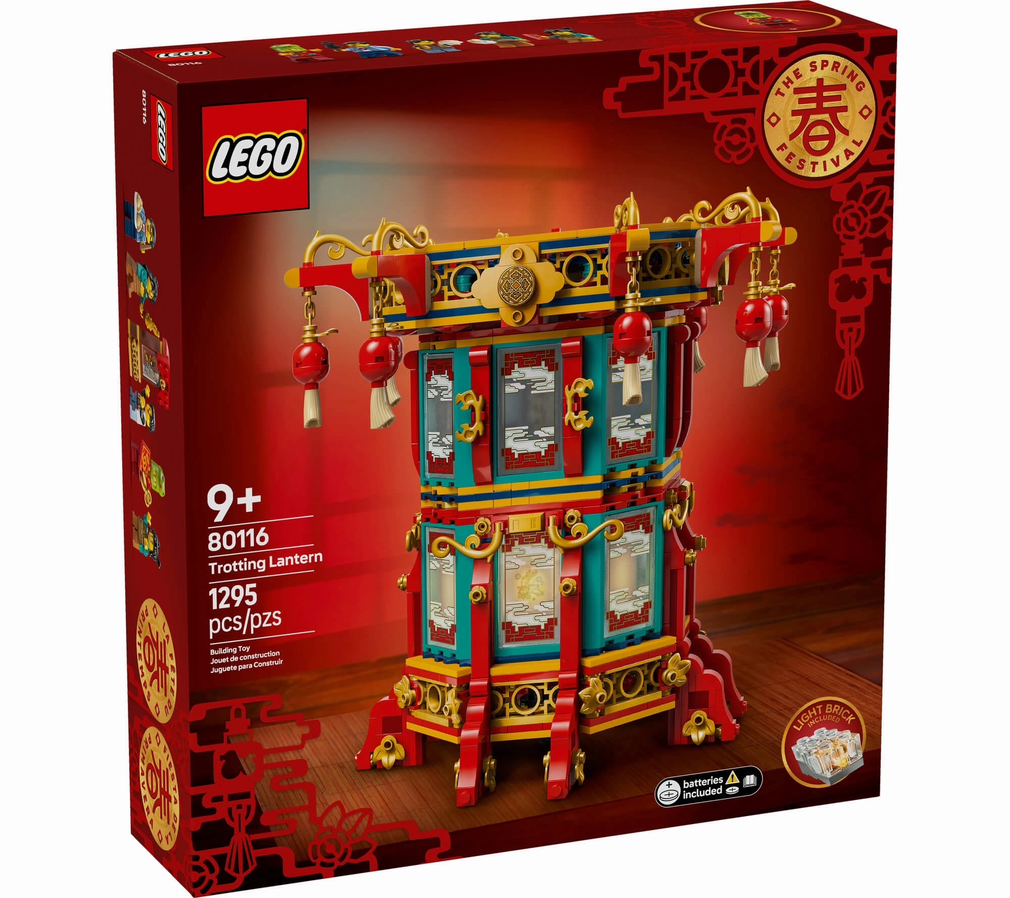 LEGO Spring Festival 80116 Trotting Lantern Building Set - 1240 Pieces