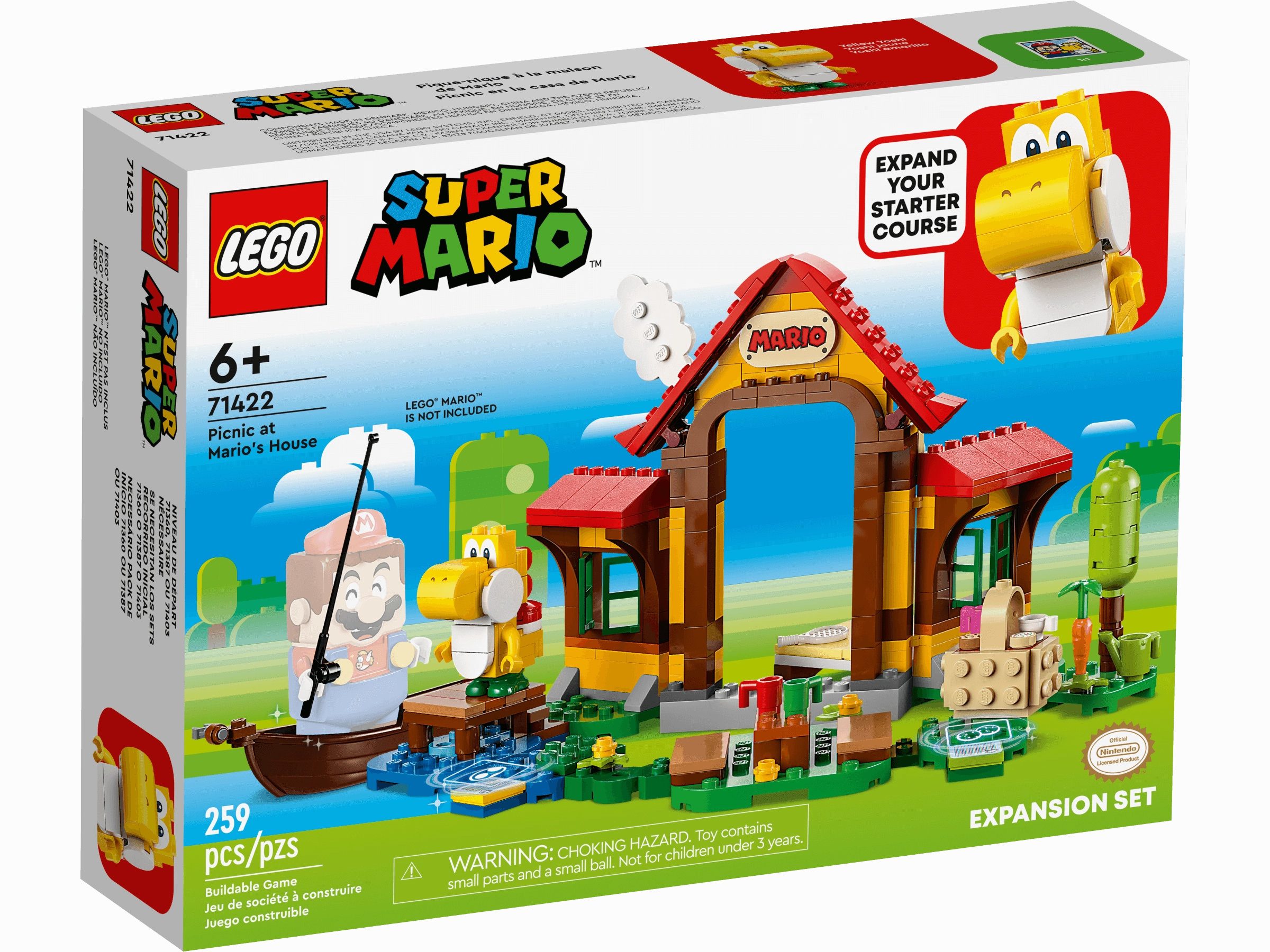 LEGO Super Mario Picnic at Mario's House Expansion Set 71422 - 259 Pieces