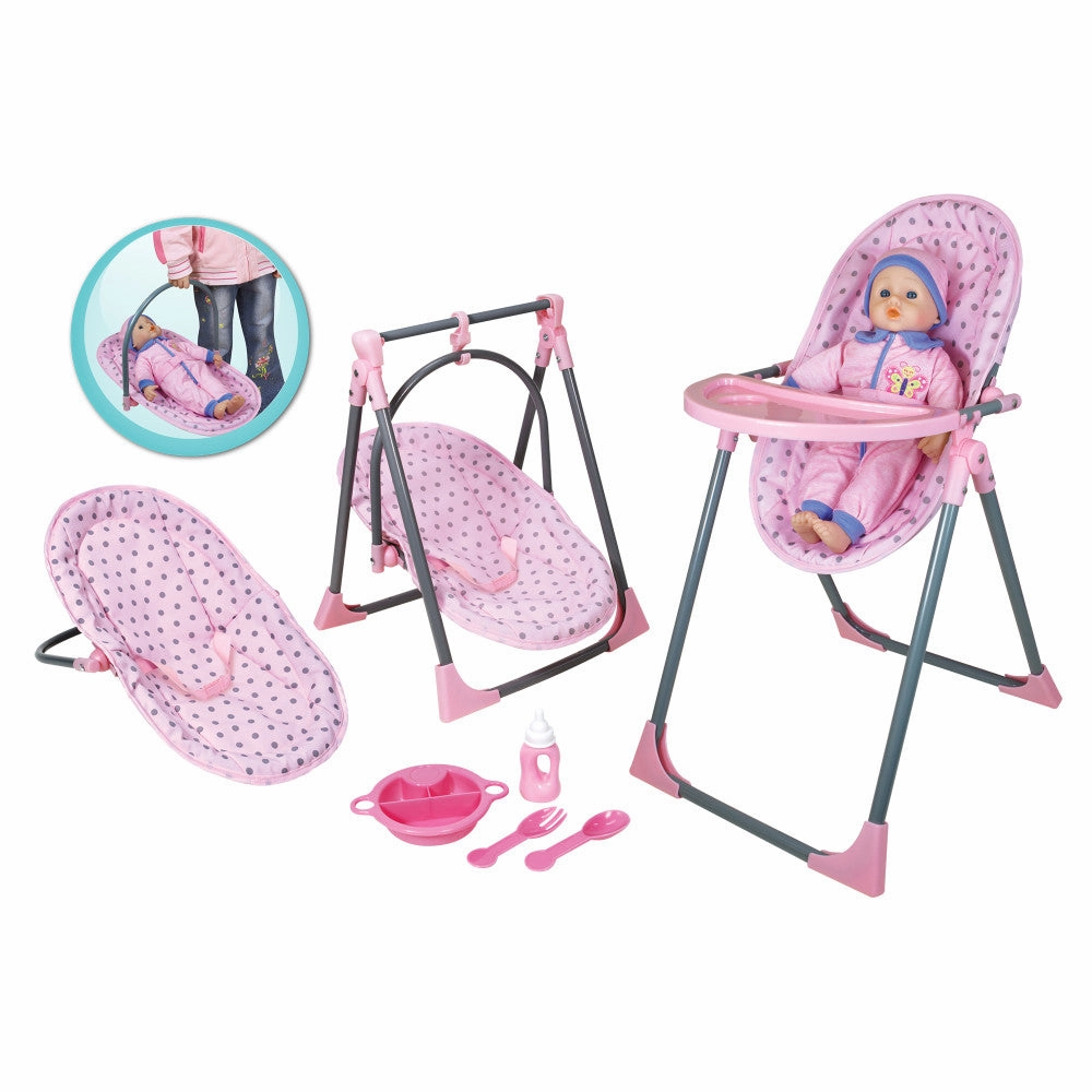 Lissi Doll Transformable 4-in-1 Highchair and Playset