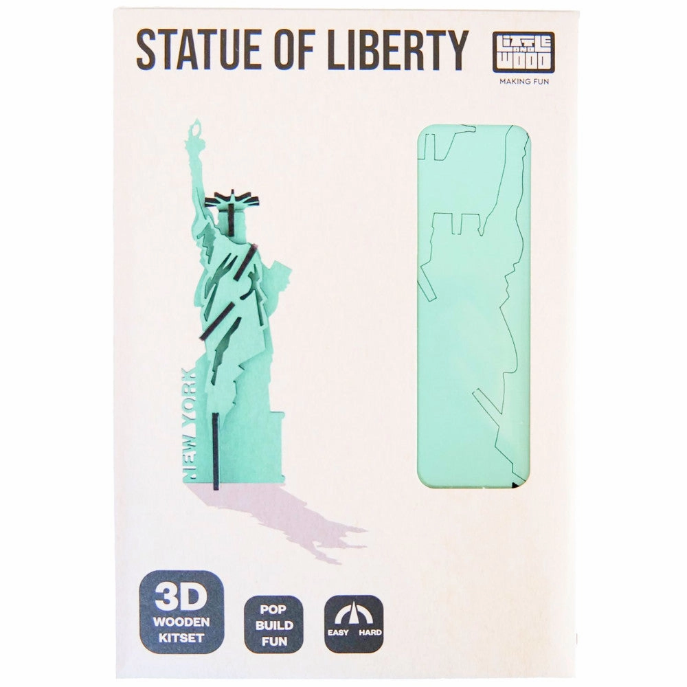 Little & Wood: Statue of Liberty - Medium 3D Wooden Kit-Set