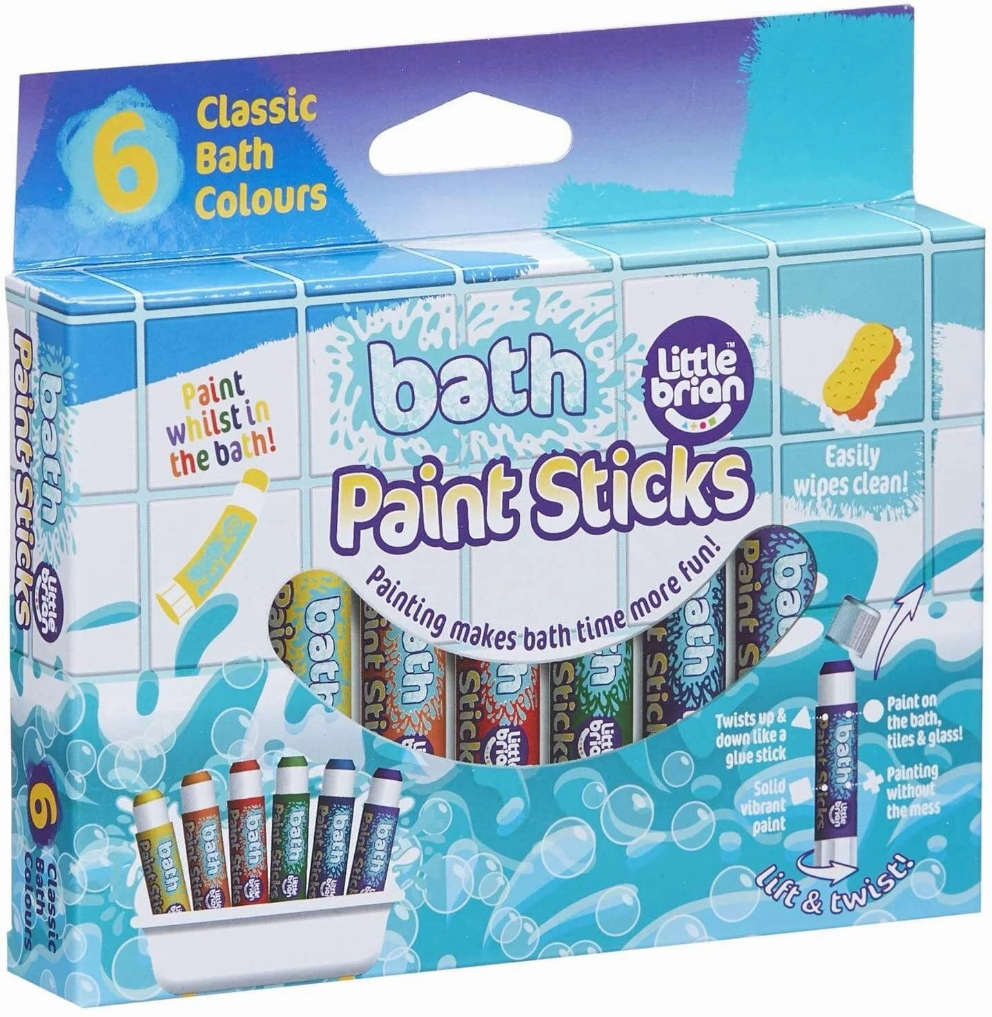 Little Brian Paint Sticks 6 Pack