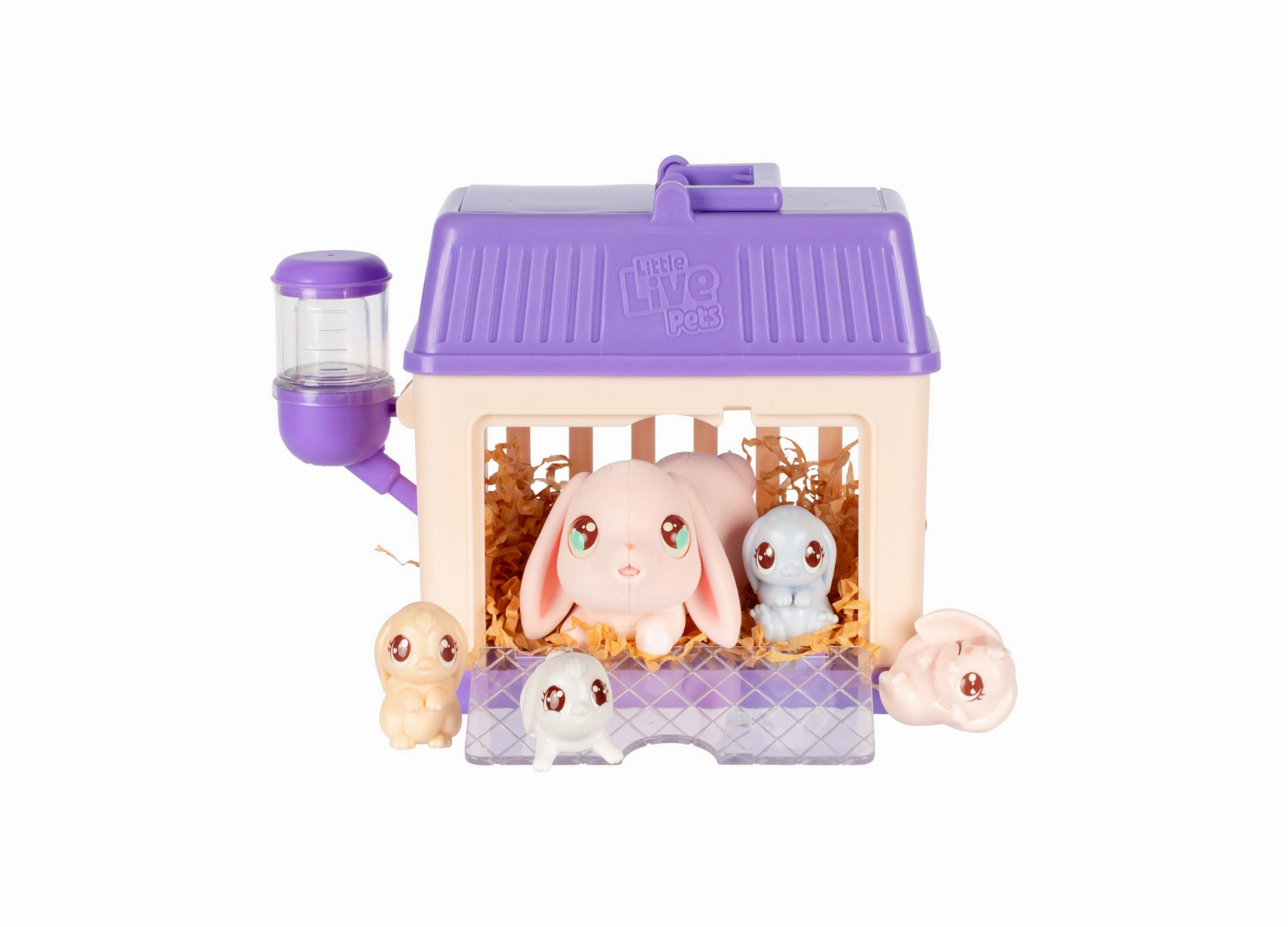 Little Live Pets Mama Surprise Mini Playset Bunny - Interactive Hutch