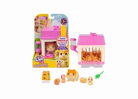 Little Live Pets Mama Surprise Playset - Mini Hamster Family