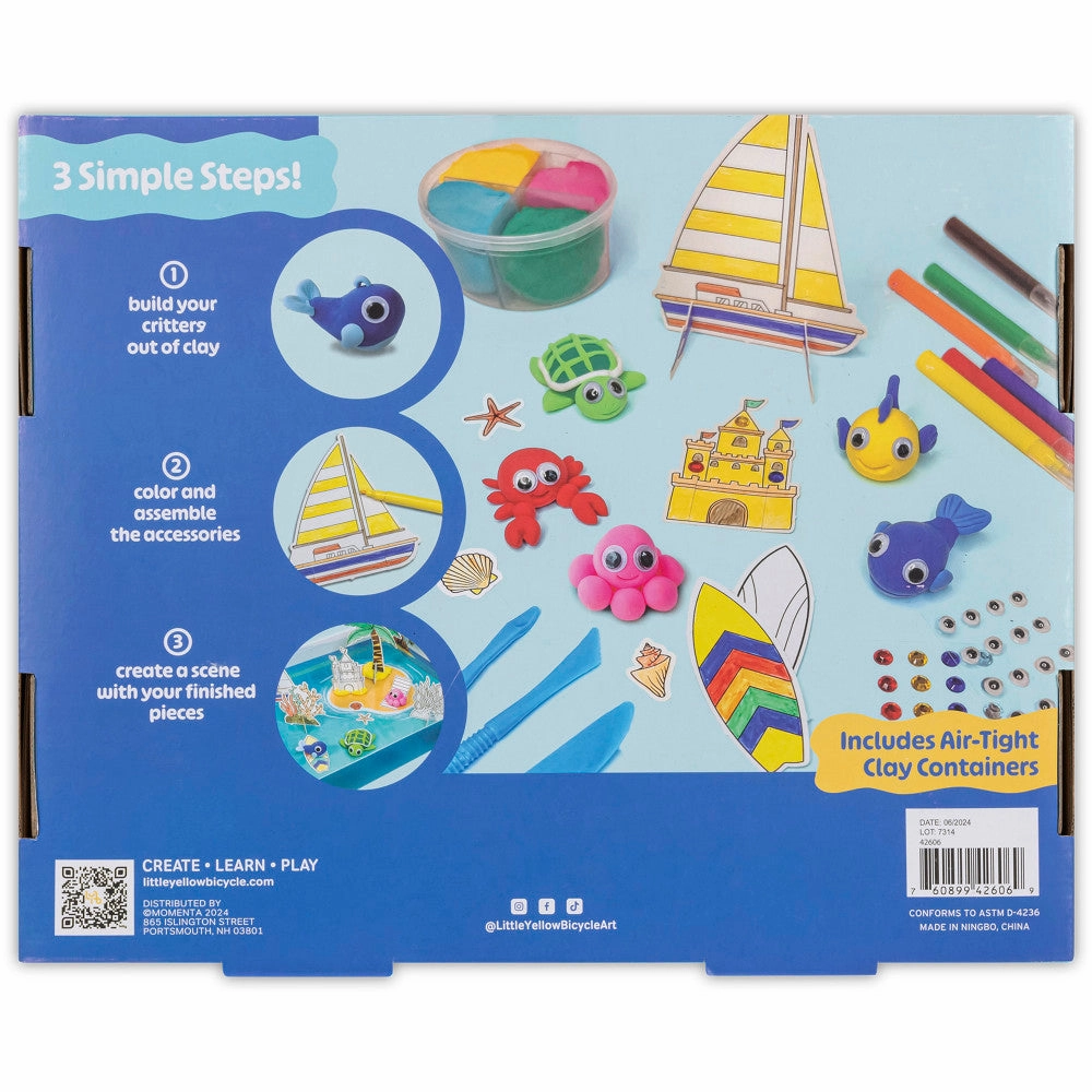 Little Yellow Bicycle Clay & Play Island Adventure Craft Kit - 92pcs