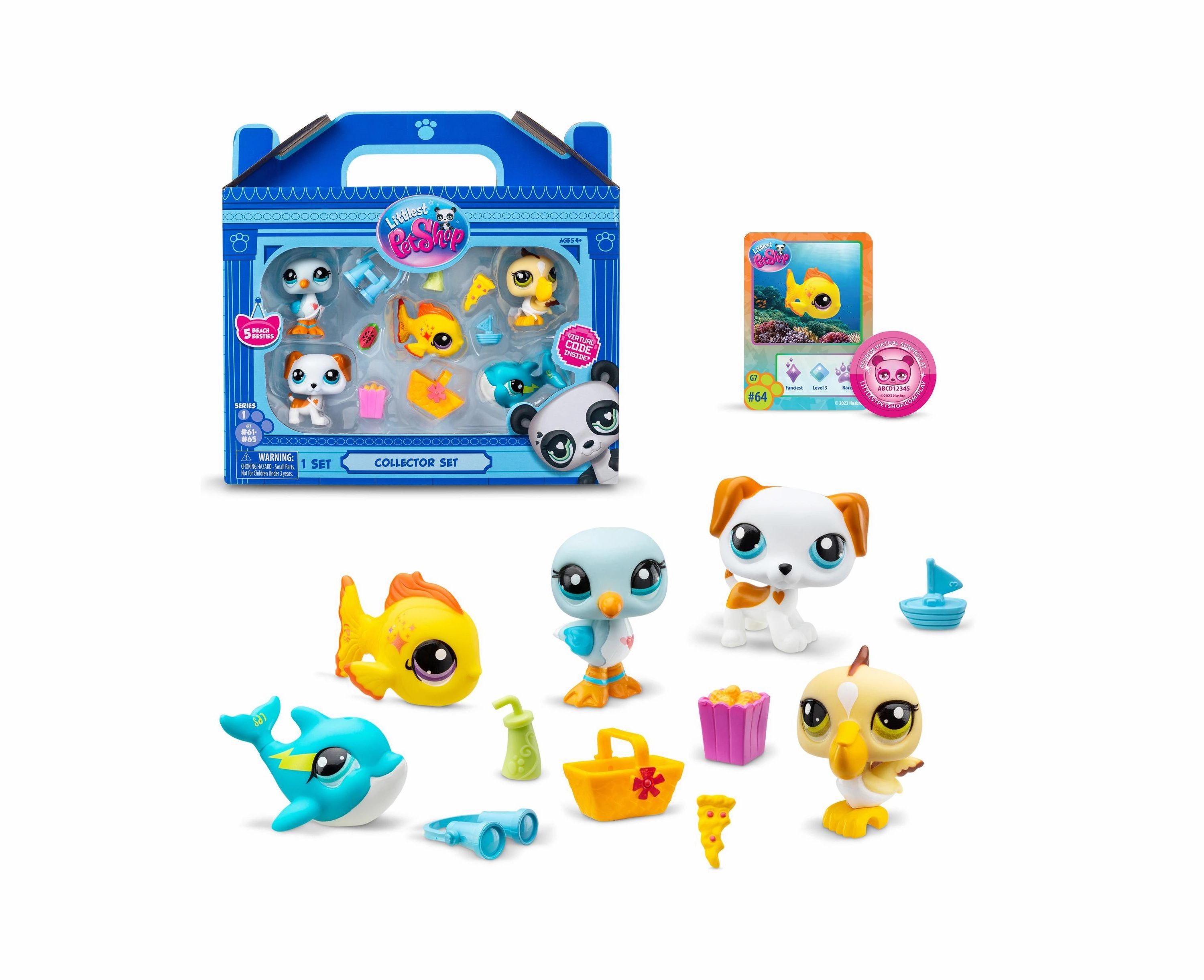 Littlest Pet Shop Beach Besties Collector Set - Series 1, Generation 7
