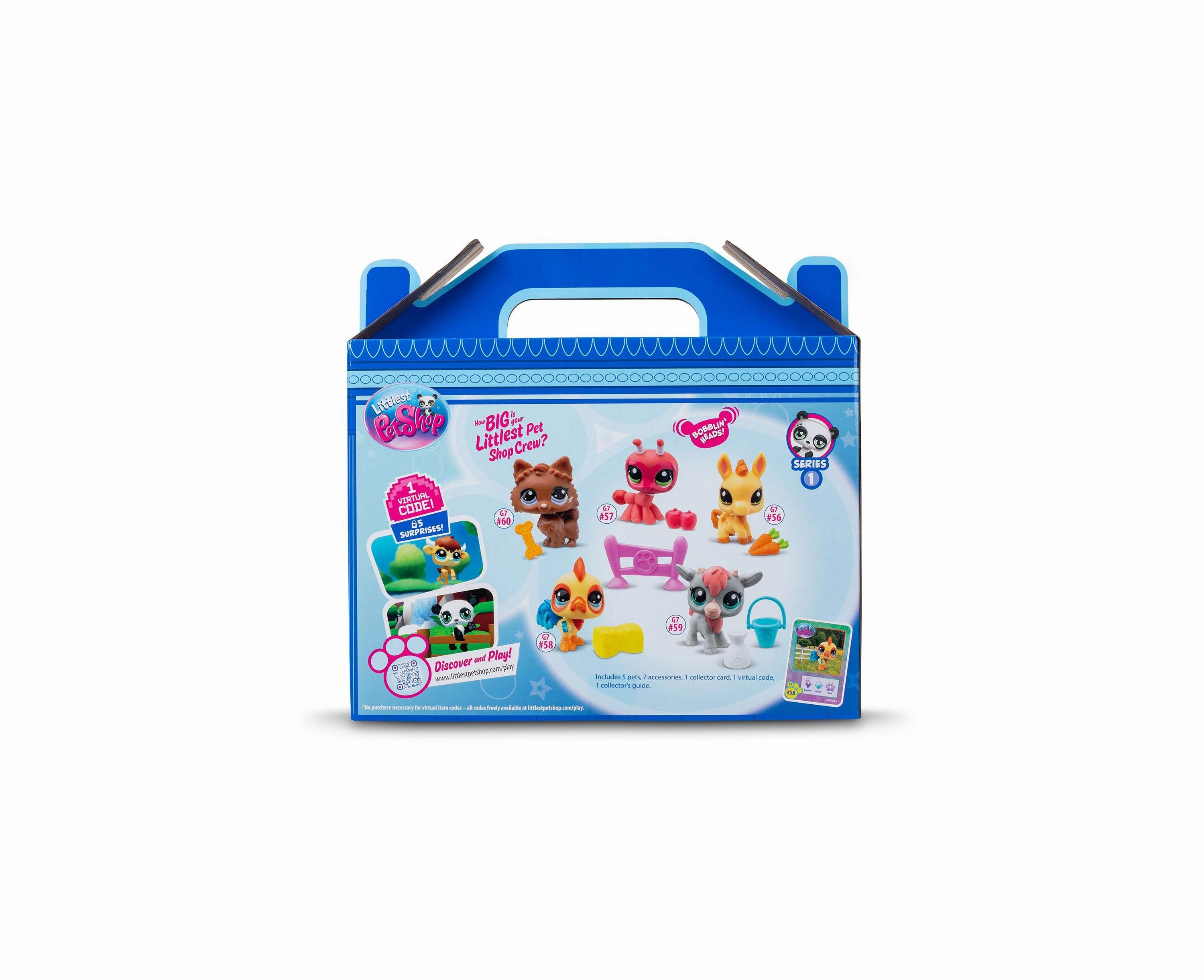 Littlest Pet Shop Farm Besties Collector Set - Gen 7 Bobble Head Pets