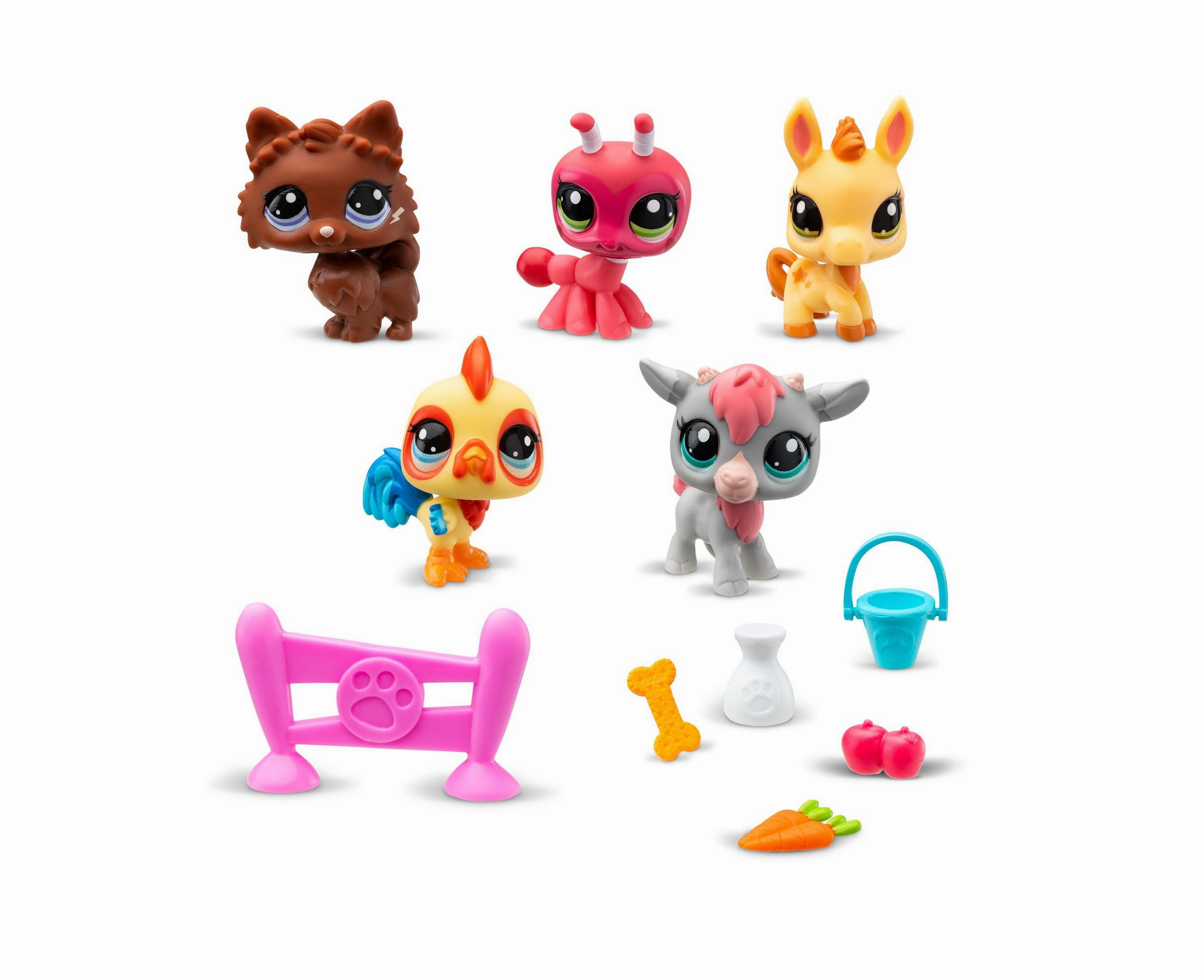 Littlest Pet Shop Farm Besties Collector Set - Gen 7 Bobble Head Pets