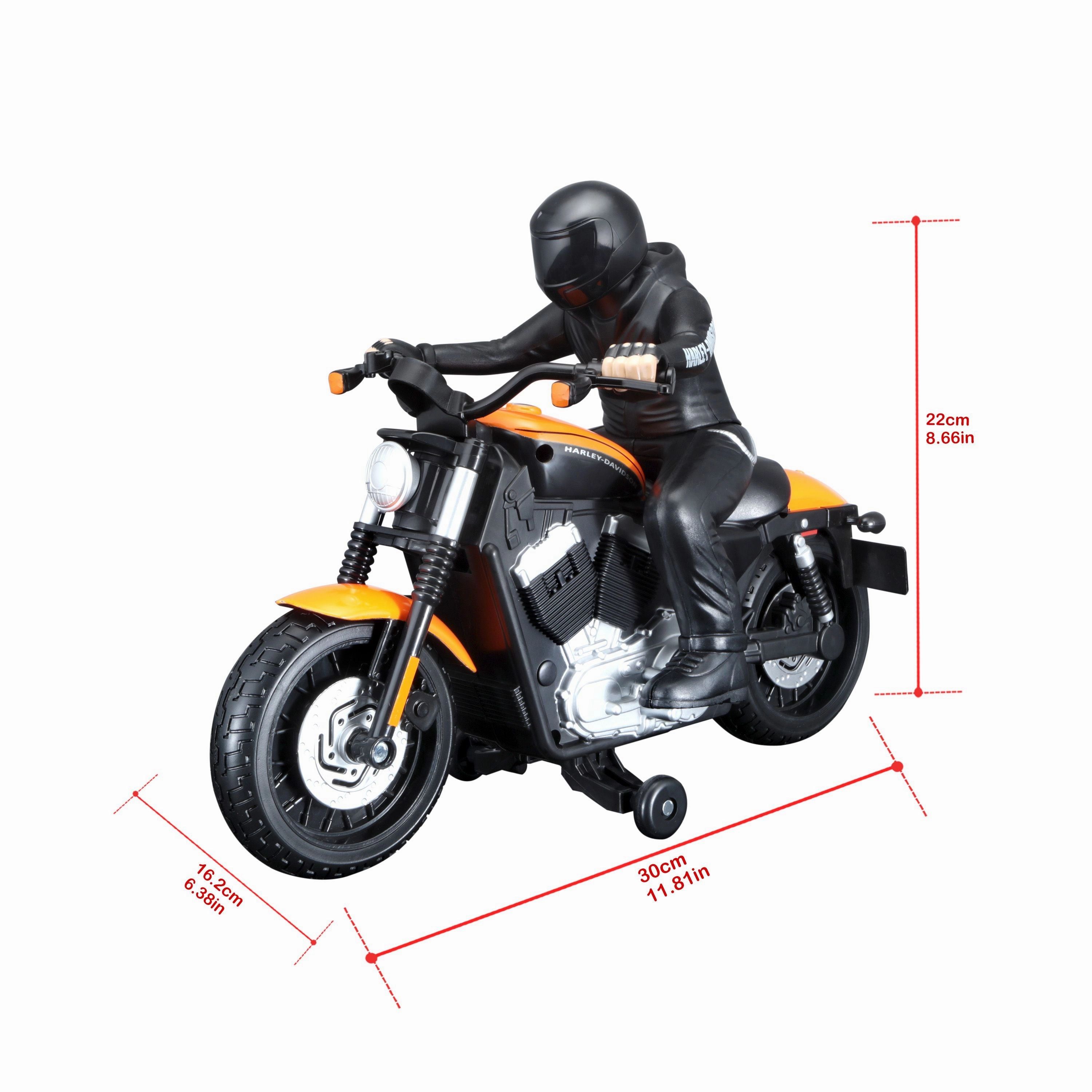 Maisto Tech R/C Harley Davidson Xl1200n Nightster Orange Remote Control Motorbike