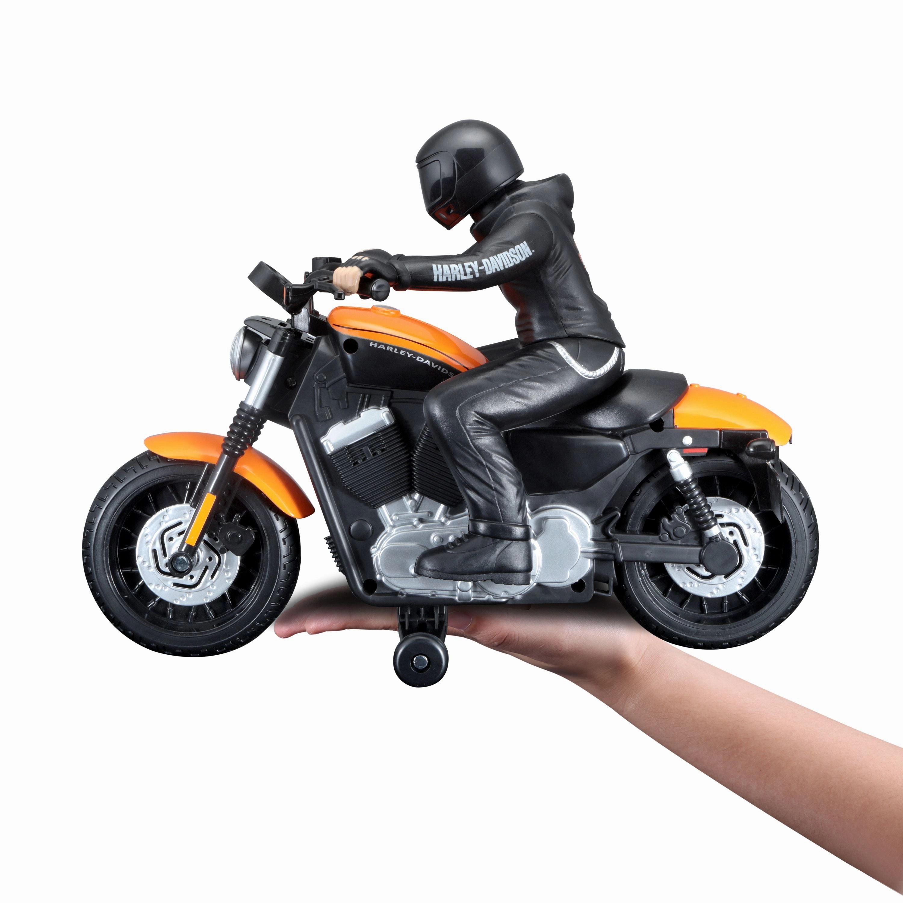 Maisto Tech R/C Harley Davidson Xl1200n Nightster Orange Remote Control Motorbike