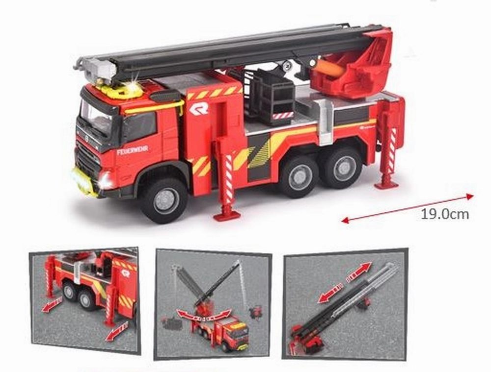 Majorette Grand Series 1:45 Volvo Truck Fmx Fire Engine