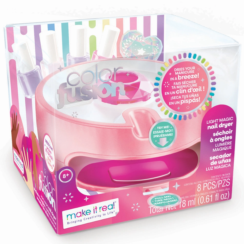 Make It Real Color Fusion Light Magic Nail Dryer Kit - Multicolor