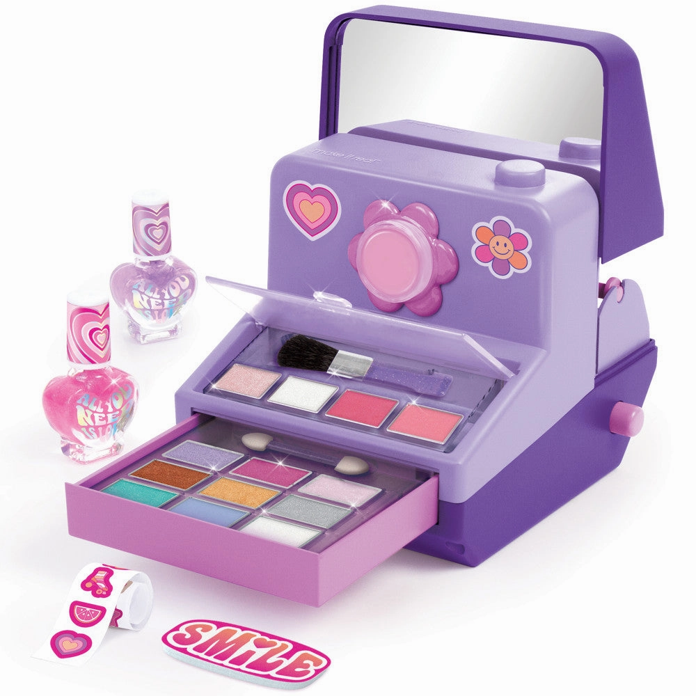 Make It Real Instant Glam 23pc Camera Shaped Cosmetic Case Set