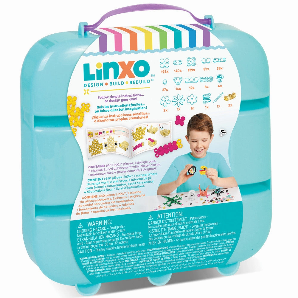 Make It Real LinXo Creator Set - 650 pcs, DIY 13 Colorful Projects