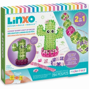 Make It Real LinXo Lookin' Sharp! Light-Up Decor 294pc DIY Craft Kit