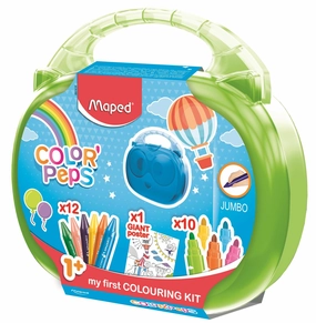 Maped Colour'Peps My First Colouring Set & Storage Case for Age 1 & Up