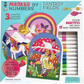 Marker By Numbers: Fantasy Fields
