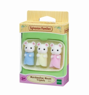 Marshmallow Mouse Triplets