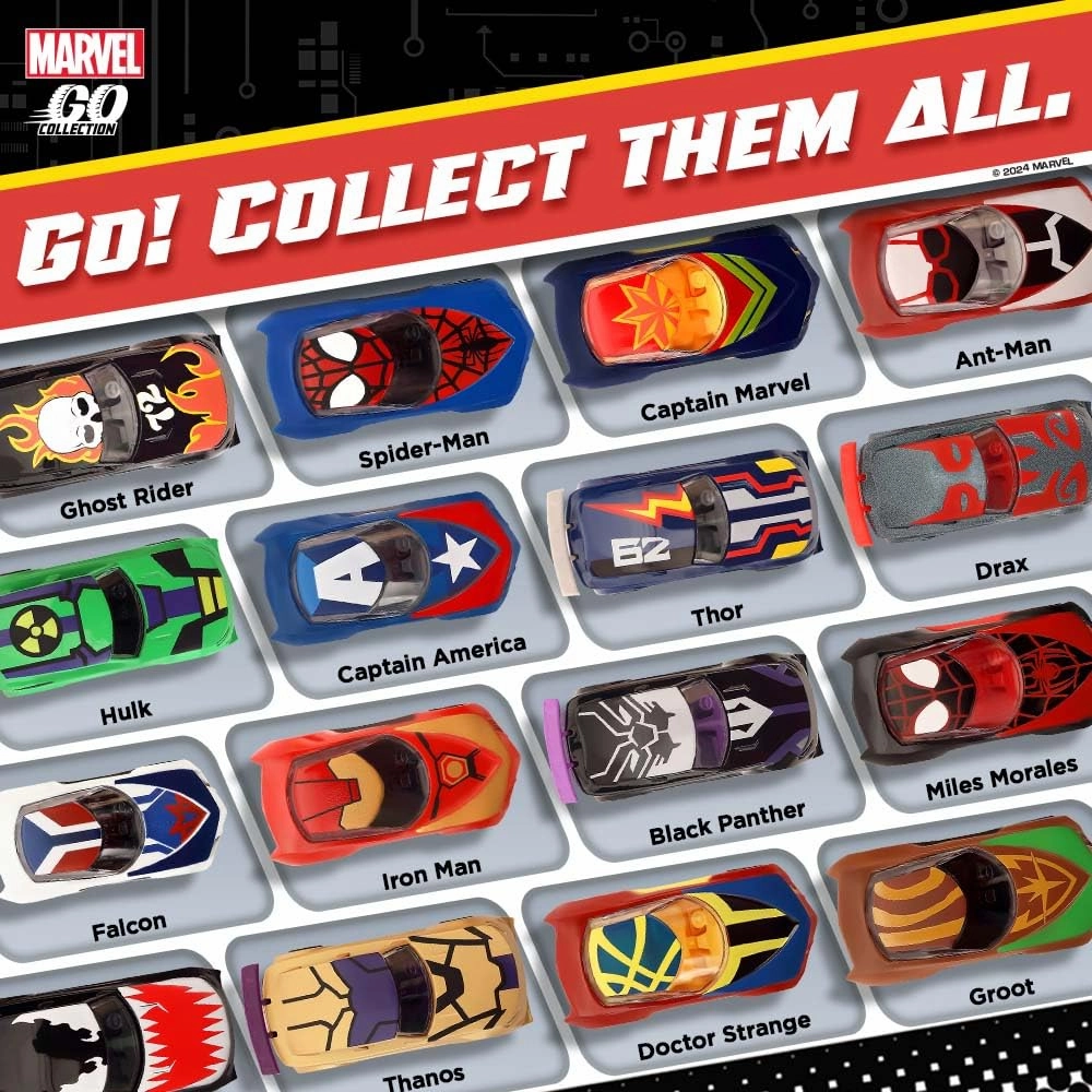 Marvel Go 1:64 Diecast Miles Morales Battle SUV Toy Car for Collection for Ages 3 years and up