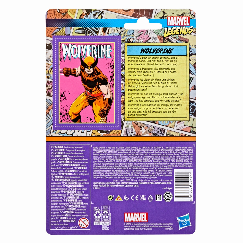 Marvel Legends 3.75 Inch (9cm) Retro Figure Wolverine