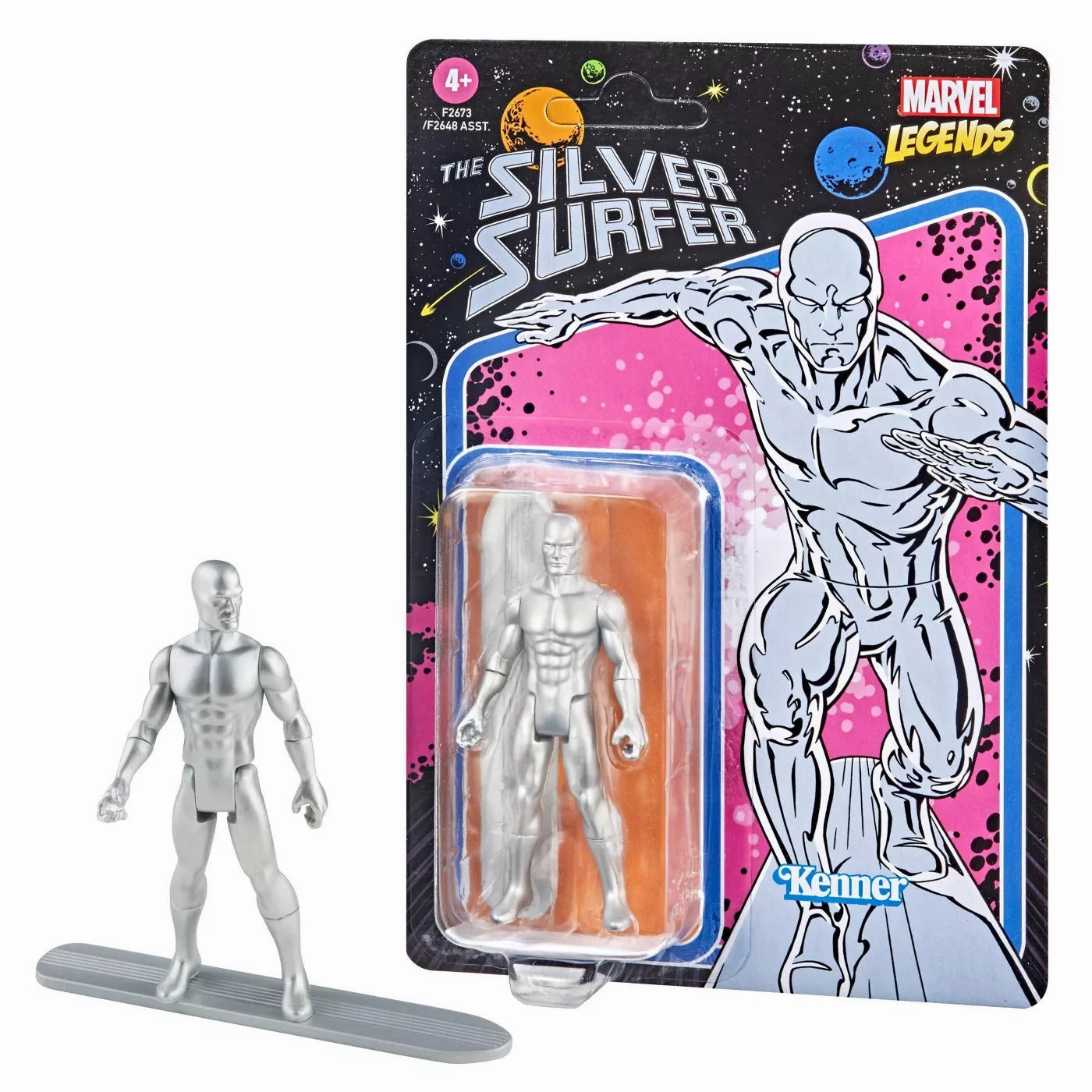 Marvel Legends 3.75 Inch Retro Fig The Incredible Silver Surfer