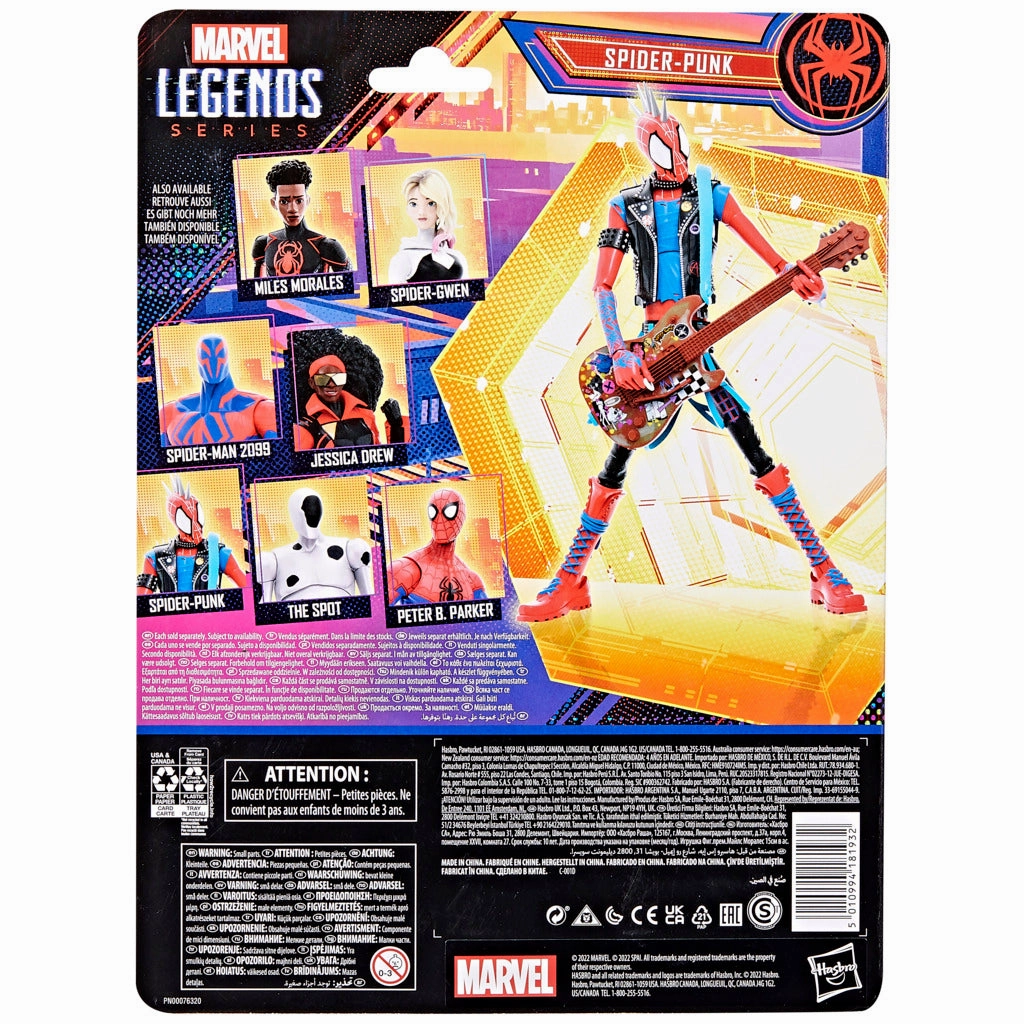 Marvel Legends Series Spider-Man Across The Spider-Verse Figure Spider-Punk