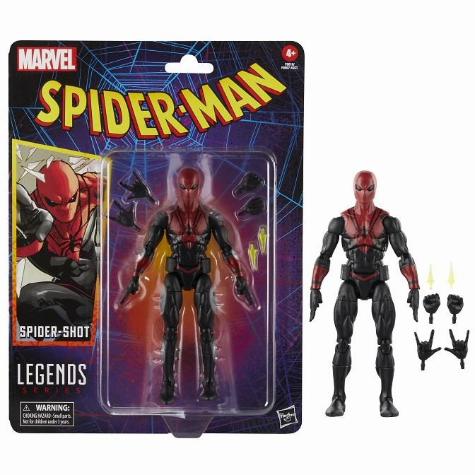 Marvel Legends Spiderman Retro Spider Shot