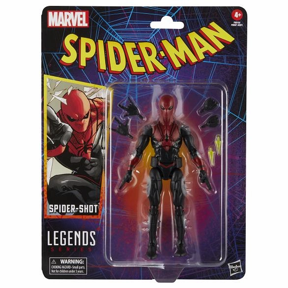 Marvel Legends Spiderman Retro Spider Shot