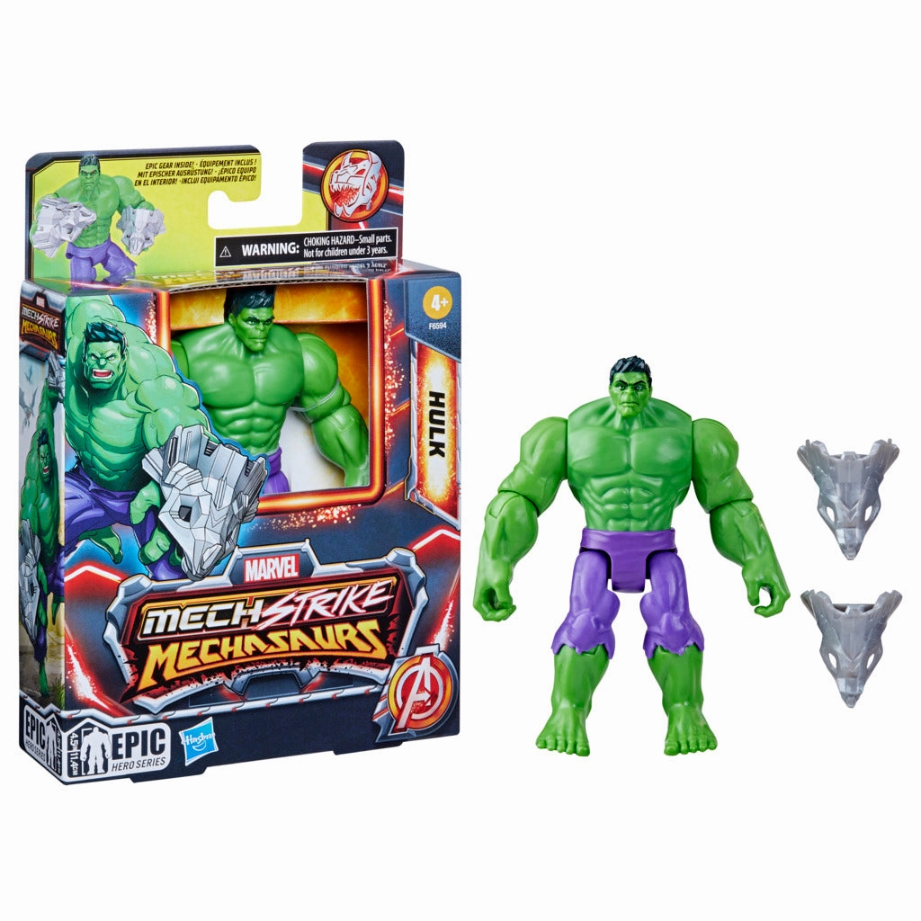 Marvel Mech Strike Mechasaurus Epic Hero Series Figure Hulk