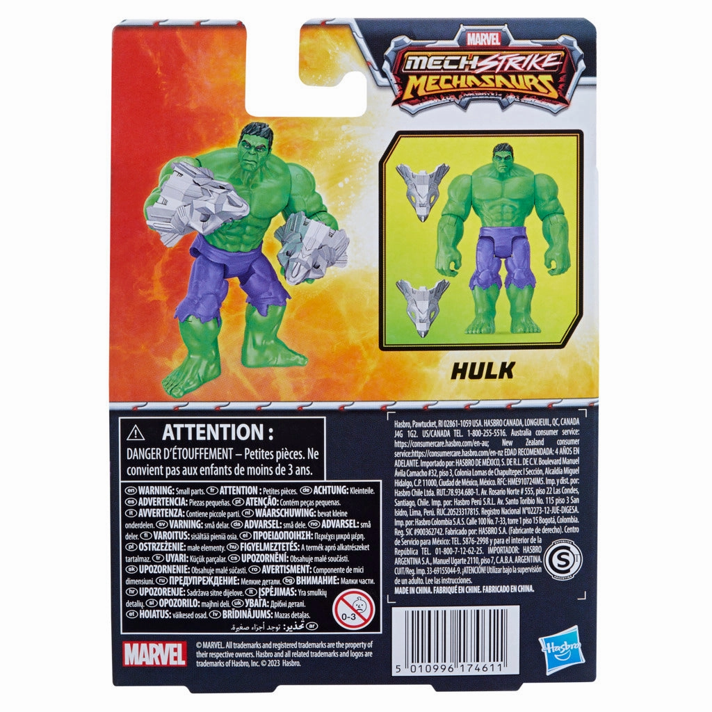 Marvel Mech Strike Mechasaurus Epic Hero Series Figure Hulk