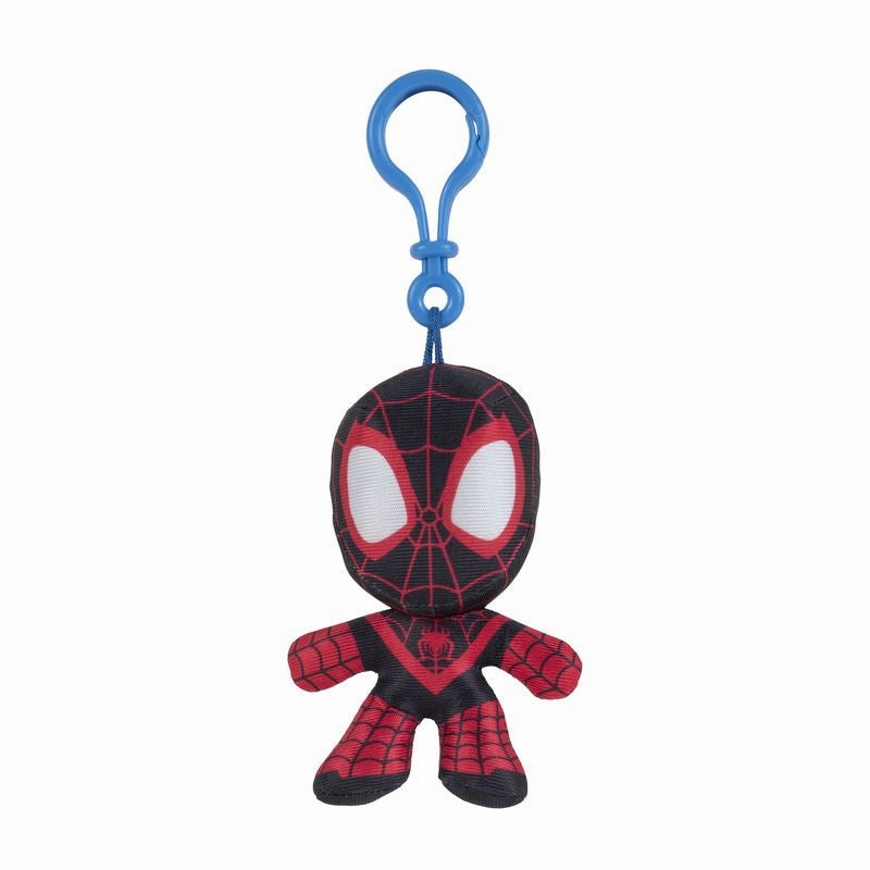 Marvel Spidey & His Amazing Friends Clip Plush Miles Morales: Spider-Man