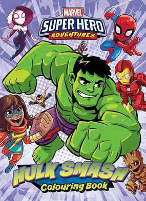Marvel Super Hero Adventures Hulk Smash Colouring Book