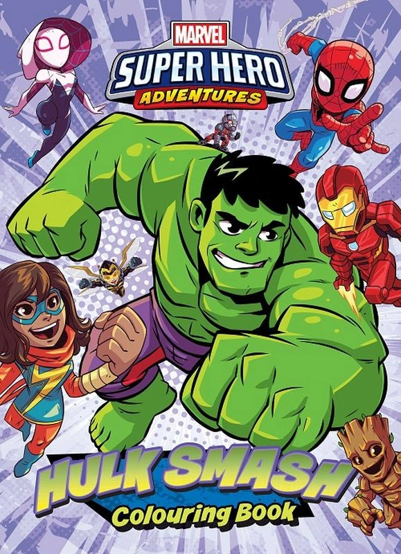 Marvel Super Hero Adventures Hulk Smash Colouring Book