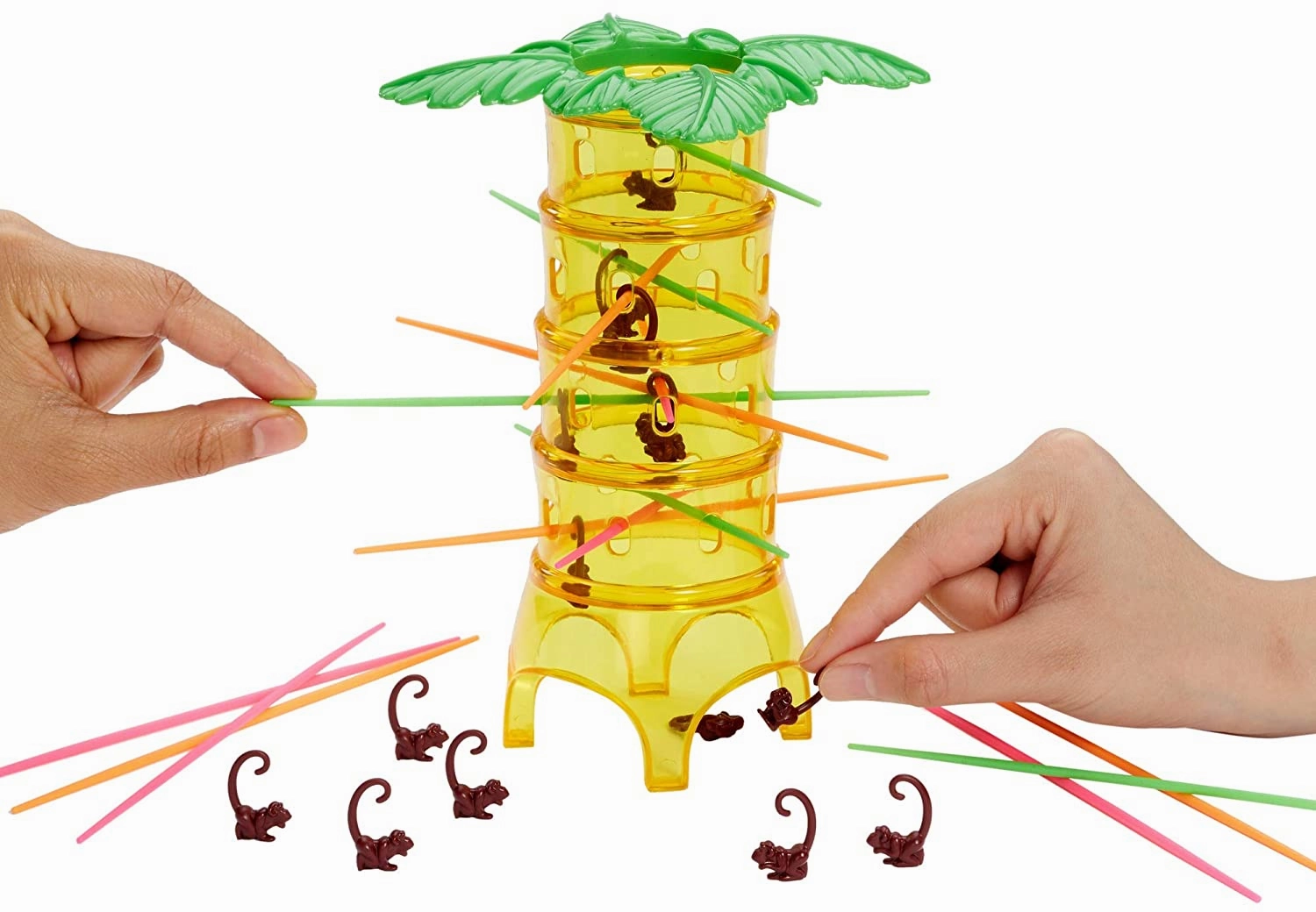 Mattel Games Fast Fun Tumblin' Monkeys Adventure Board Game for Ages 5 